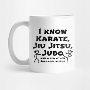 I Know Karate Mug